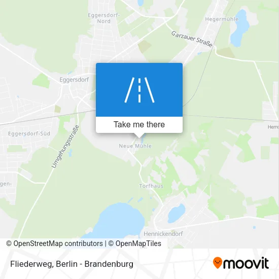 Fliederweg map