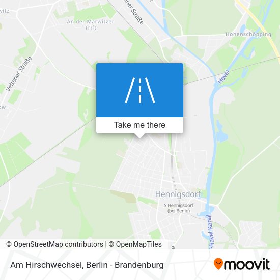 Am Hirschwechsel map