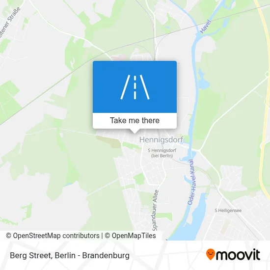Bergstraße map