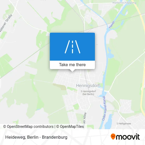 Карта Heideweg
