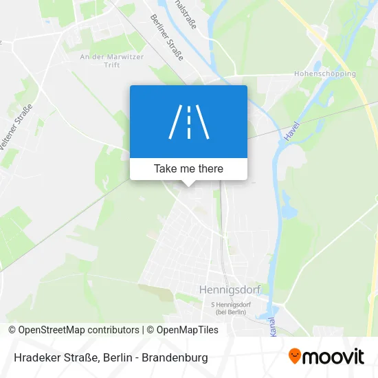 Карта Hradeker Straße
