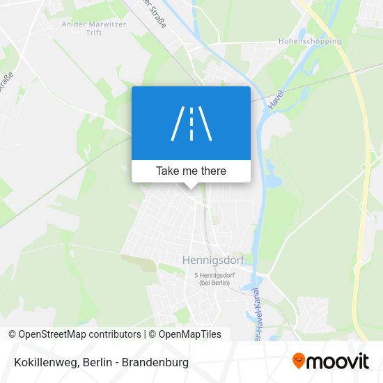 Kokillenweg map