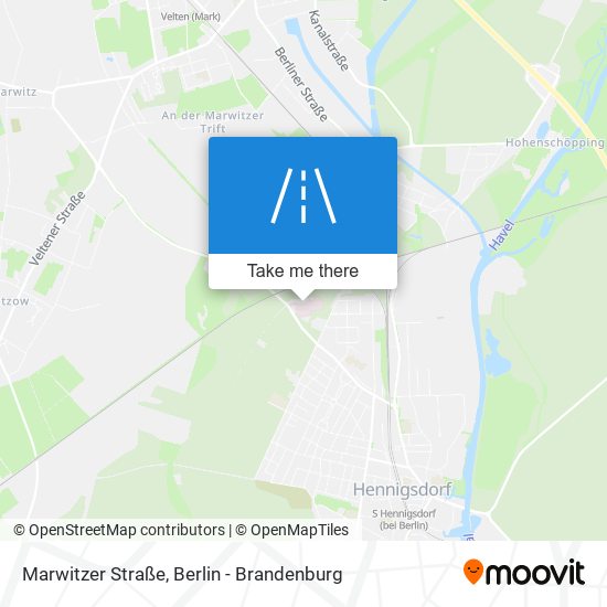 Marwitzer Straße map