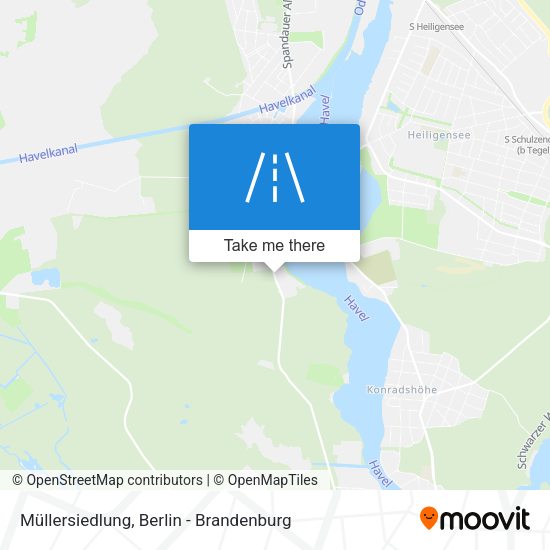 Müllersiedlung map