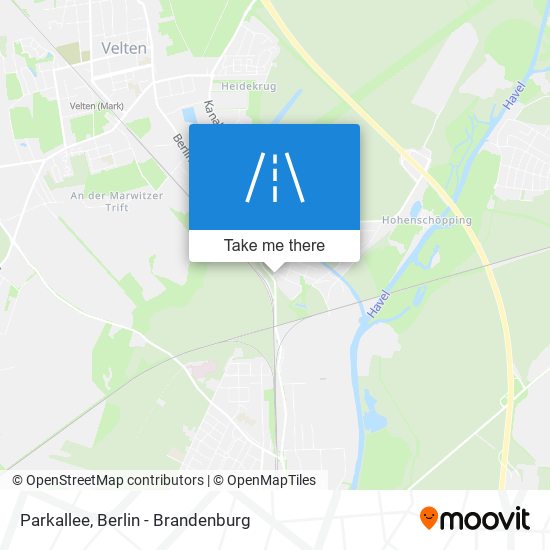 Parkallee map