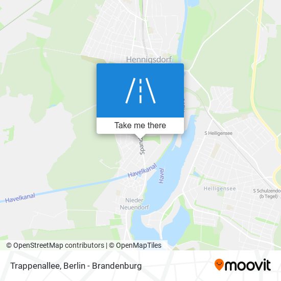 Trappenallee map