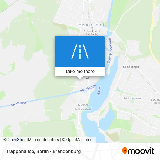 Trappenallee map
