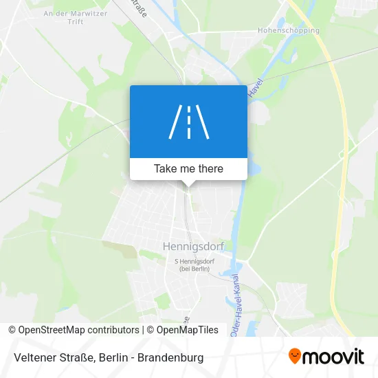 Карта Veltener Straße