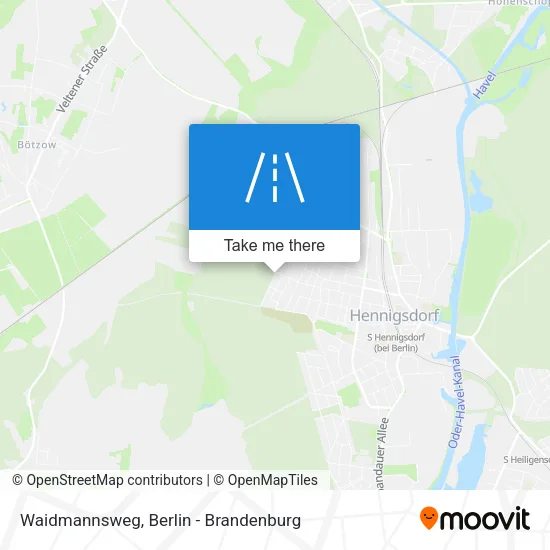 Карта Waidmannsweg