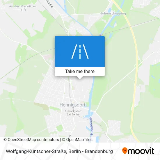 Карта Wolfgang-Küntscher-Straße