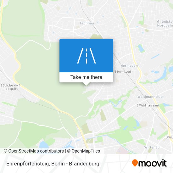 Ehrenpfortensteig map