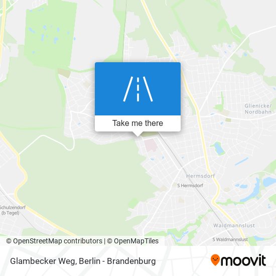 Glambecker Weg map