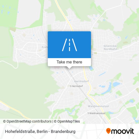 Hohefeldstraße map