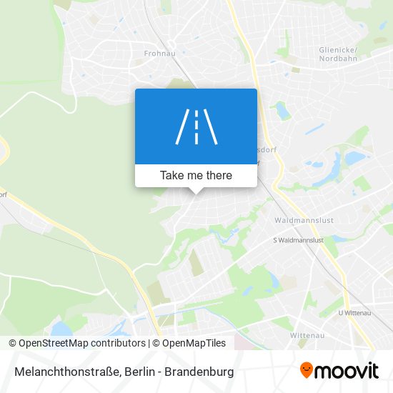 Карта Melanchthonstraße