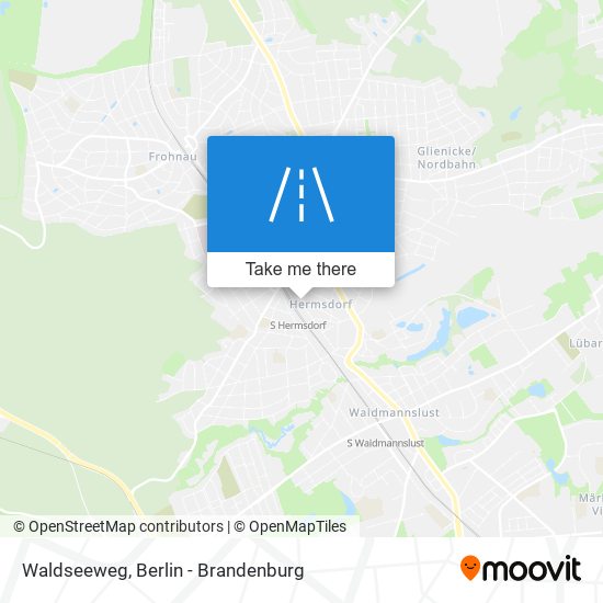 Waldseeweg map