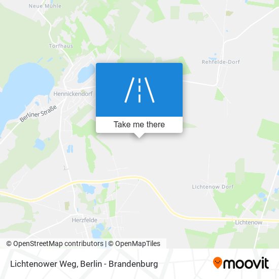 Lichtenower Weg map