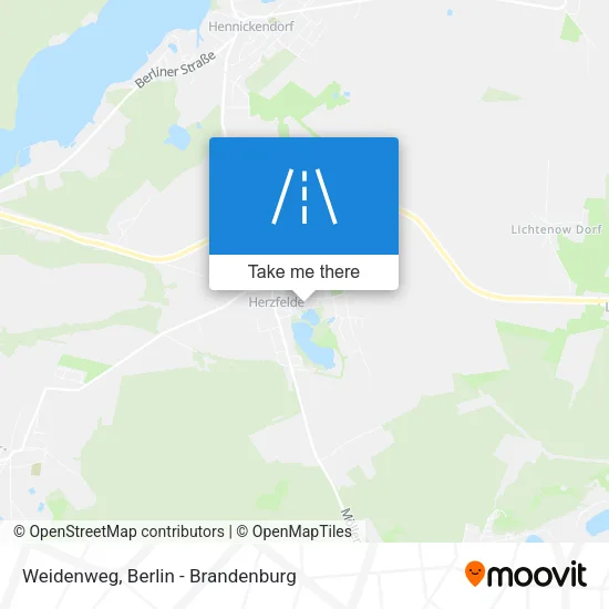 Карта Weidenweg