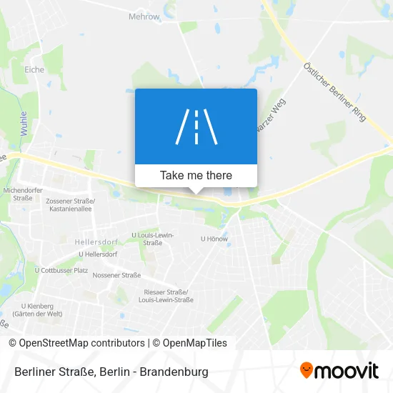 Карта Berliner Straße