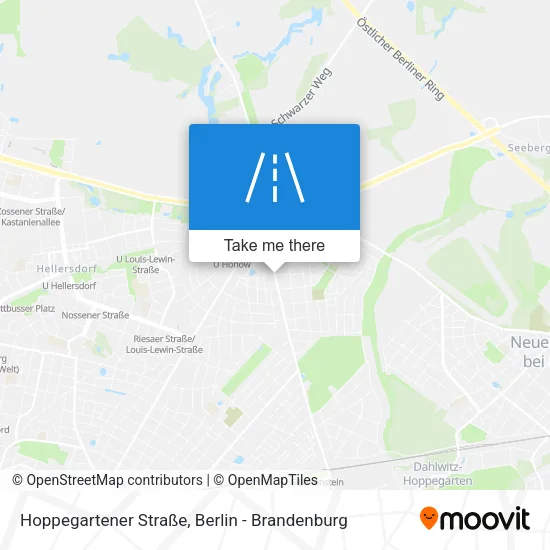 Карта Hoppegartener Straße