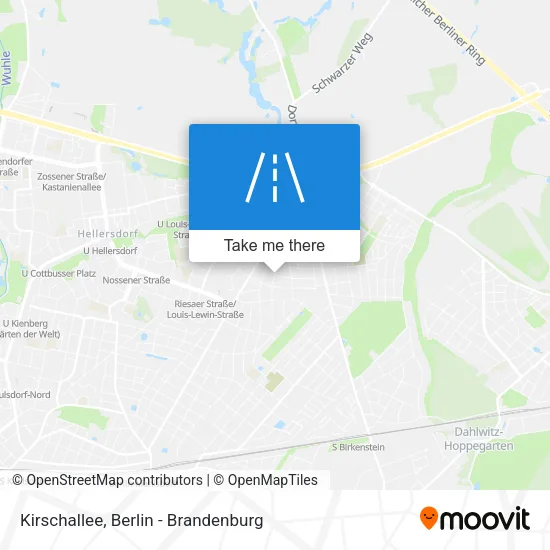 Карта Kirschallee