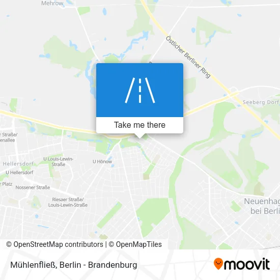 Карта Mühlenfließ