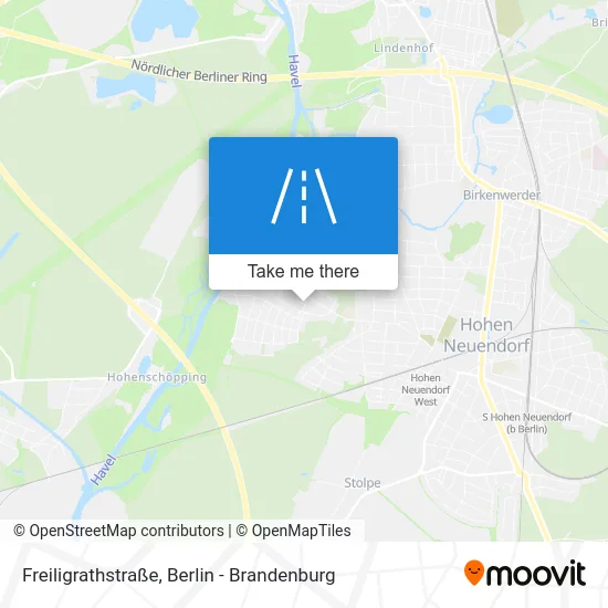 Карта Freiligrathstraße