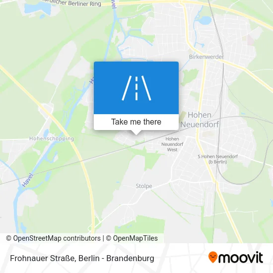 Карта Frohnauer Straße