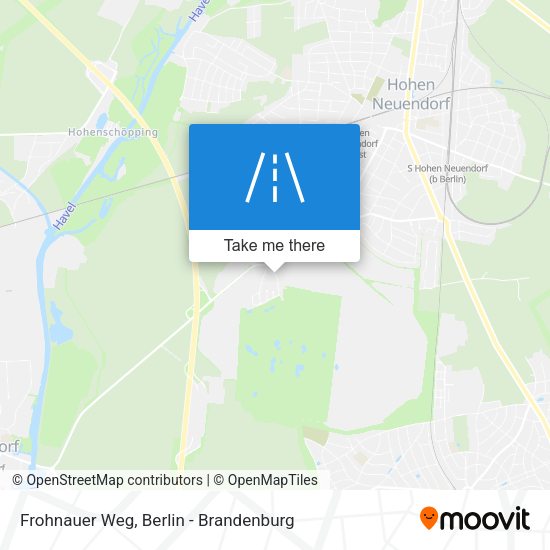 Frohnauer Weg map