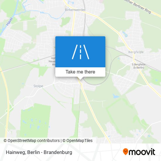 Hainweg map