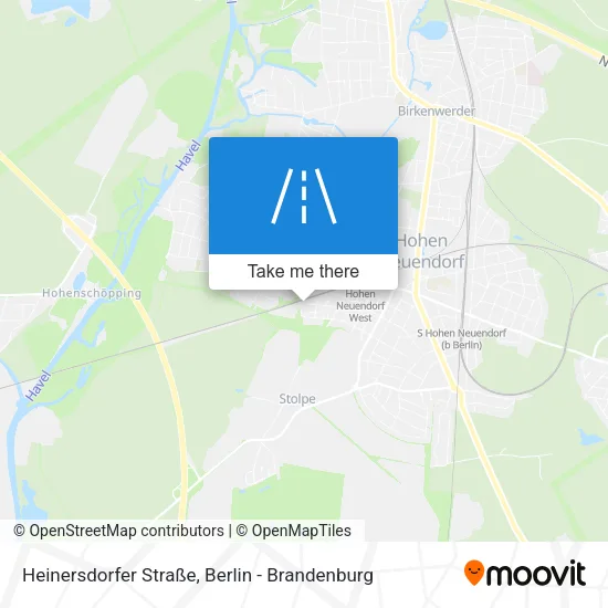 Карта Heinersdorfer Straße