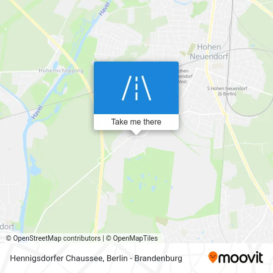 Карта Hennigsdorfer Chaussee