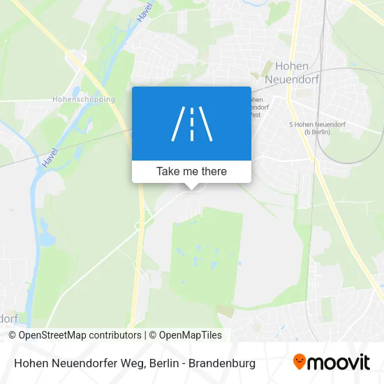 Карта Hohen Neuendorfer Weg