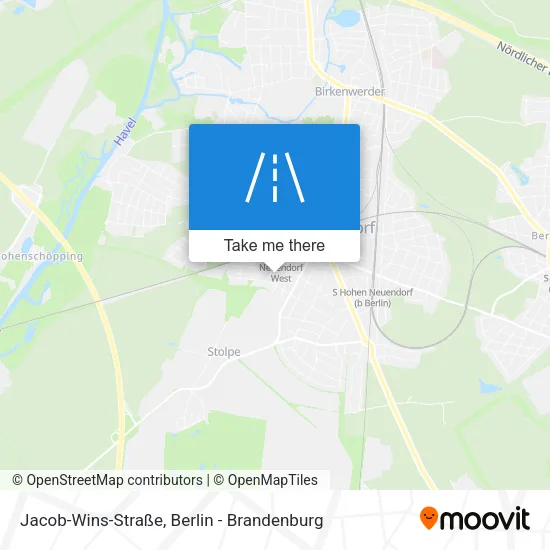 Карта Jacob-Wins-Straße