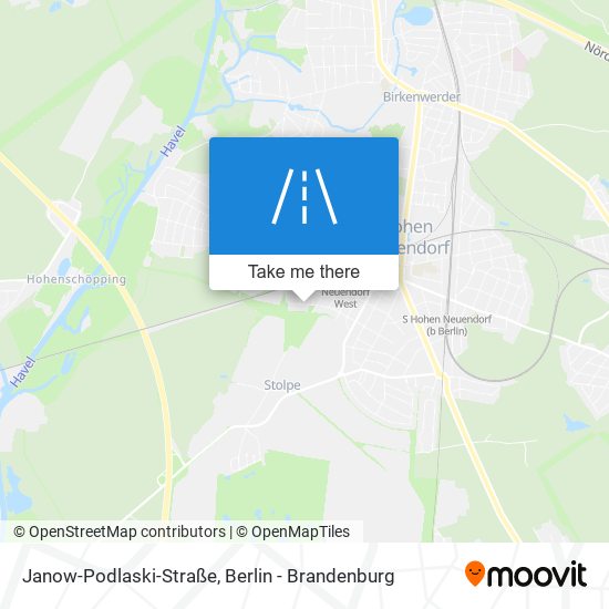 Janow-Podlaski-Straße map