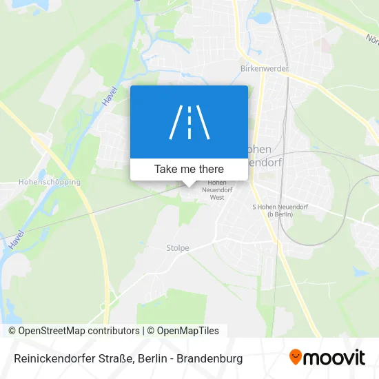 Карта Reinickendorfer Straße