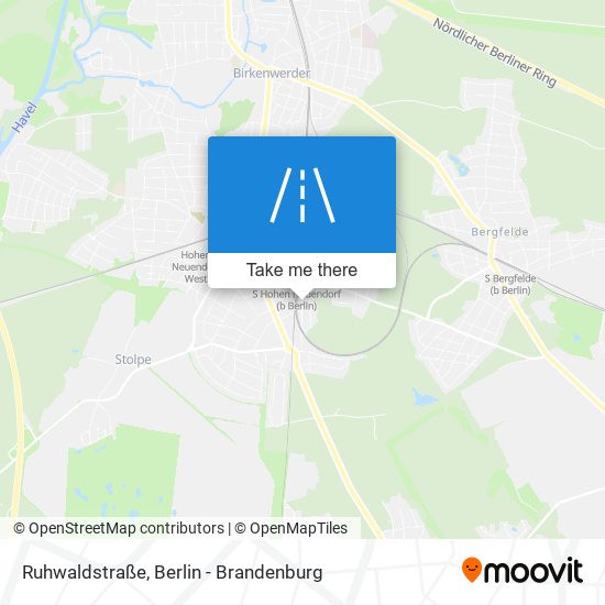 Ruhwaldstraße map