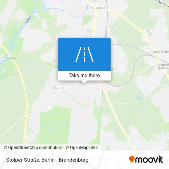 Карта Stolper Straße