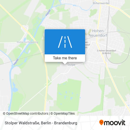 Stolper Waldstraße map