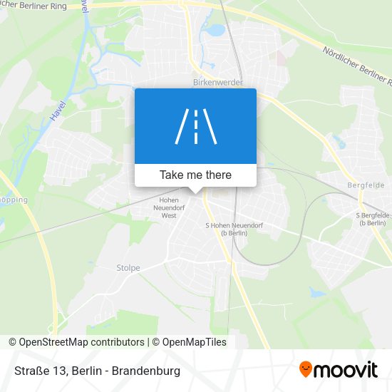 Straße 13 map