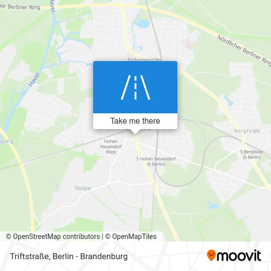 Карта Triftstraße