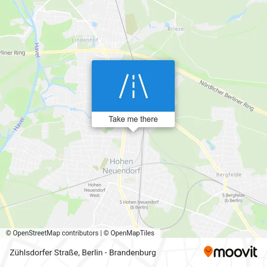 Карта Zühlsdorfer Straße