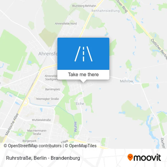 Карта Ruhrstraße