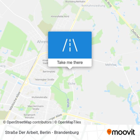 Straße Der Arbeit map