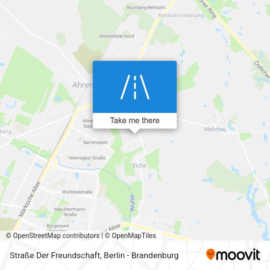 Straße Der Freundschaft map