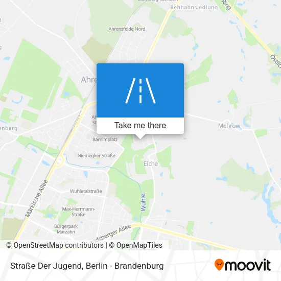 Карта Straße Der Jugend