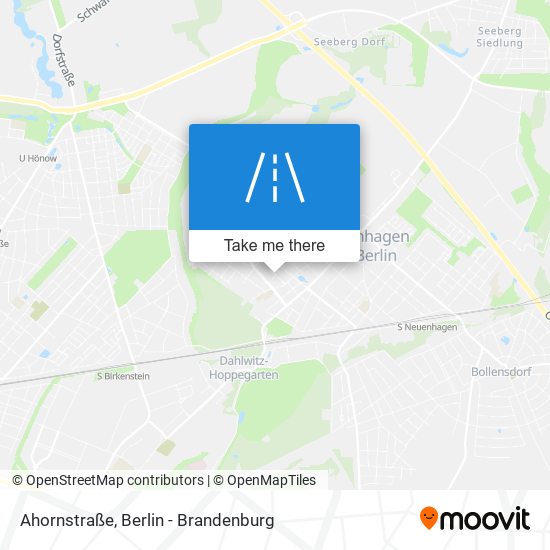 Ahornstraße map