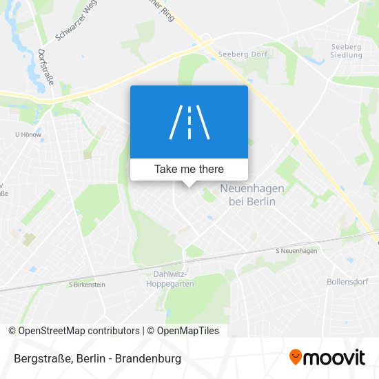 Bergstraße map