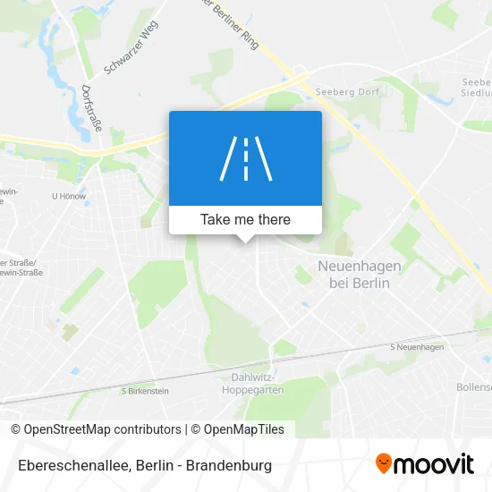 Карта Ebereschenallee
