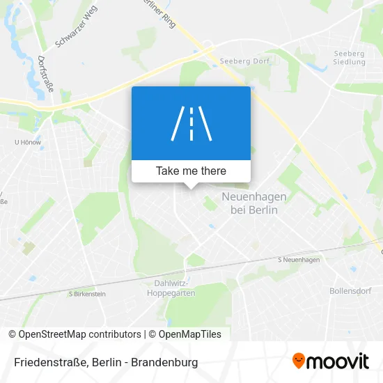 Friedenstraße map