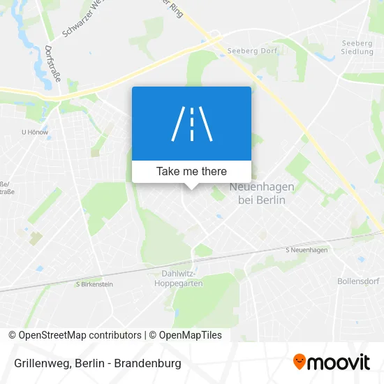 Карта Grillenweg